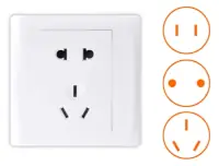 Chinese wall outlet Type I socket